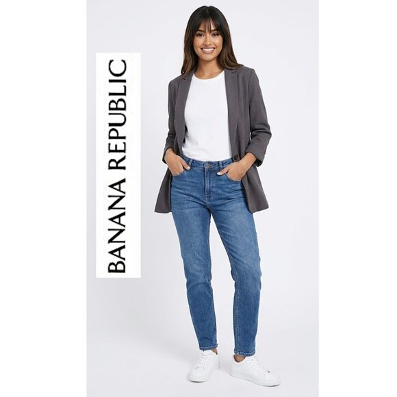 BANANA REPUBLIC - Blazer - Gray one button - Picture 1 of 11